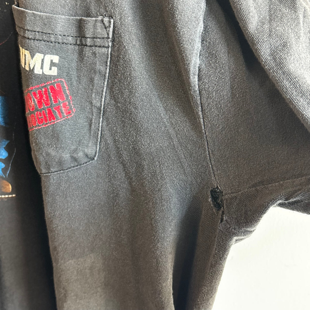 2000s beach patrol biker WMC faded t-shirt