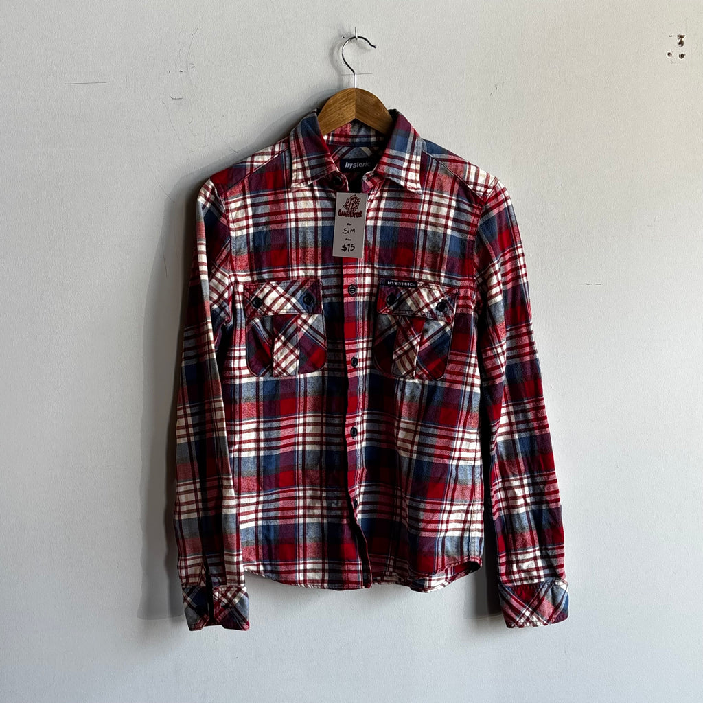 Hysteric Glamour Plaid Flannel Shirt